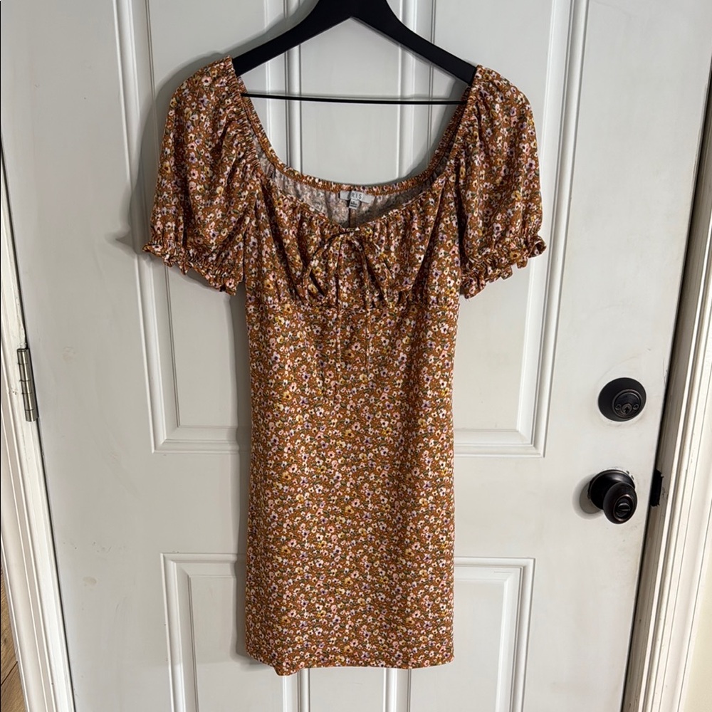 Floral Brown Dress